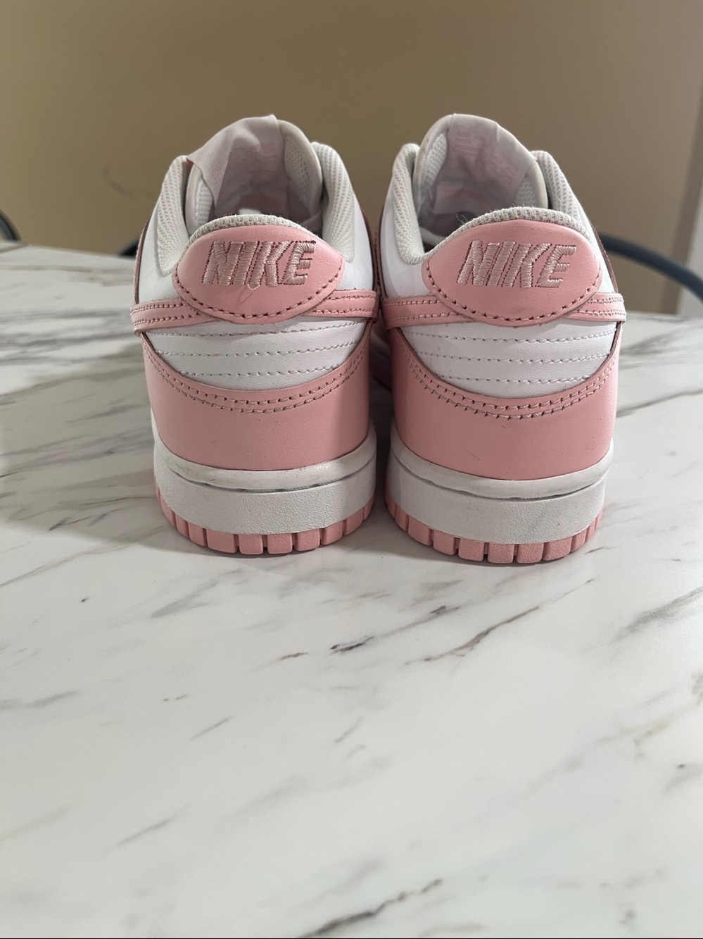 Nike Low-Top Sneakers in Pink and White - Picture 2 of 6